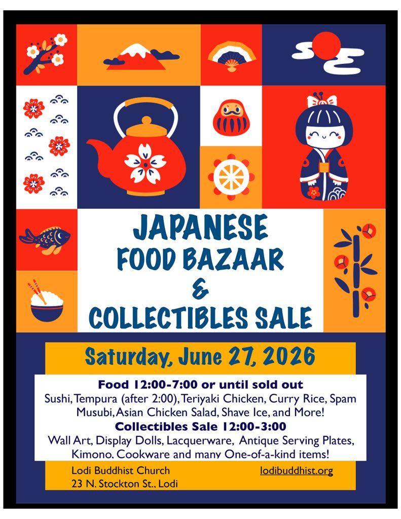 Obon Food Bazaar and Japanese Collectibles Sales